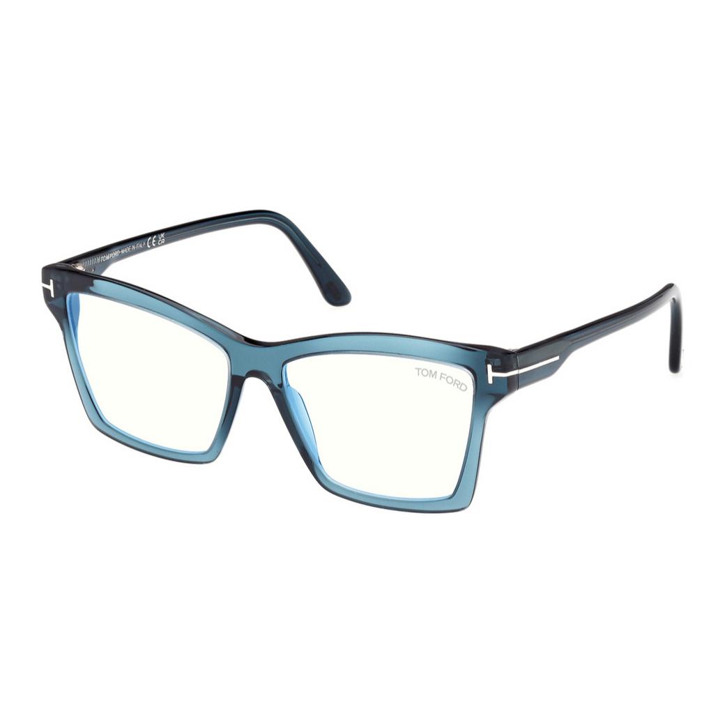 

Tom Ford Square Plastic Sunglasses Women sunglasses Blue FT5964B092 F,Blue