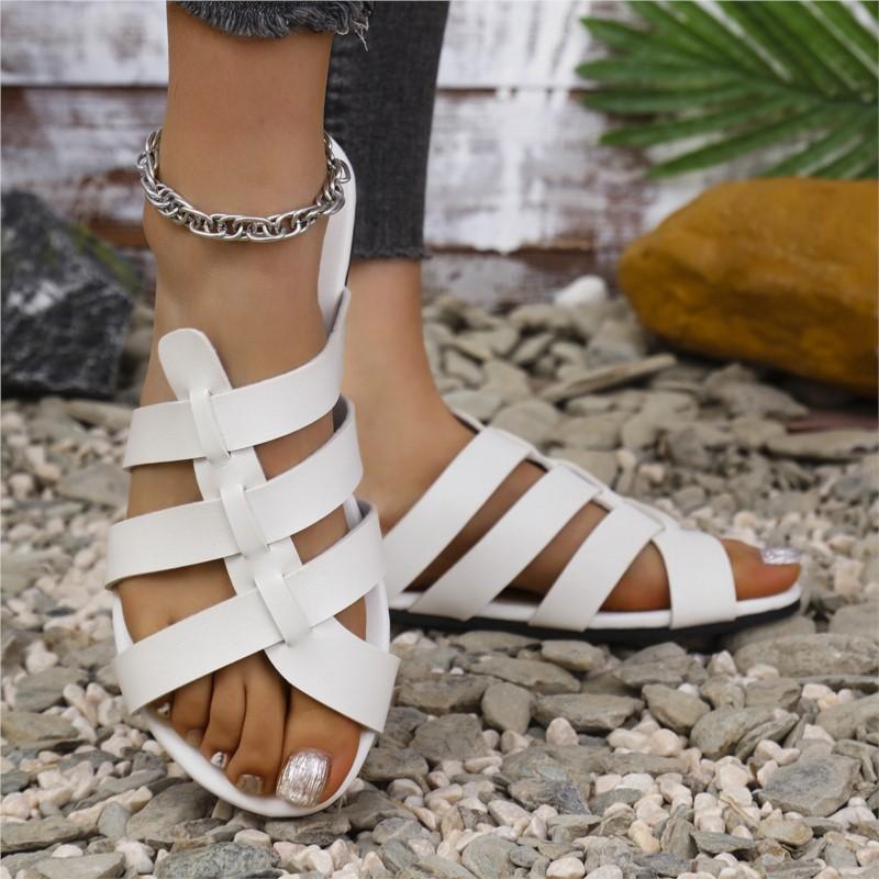 

Женские сандалии Летняя повседневная женская обувь Удобная обувь для ходьбы Женская обувь для вечеринок Шлепанцы Женские тапочки Женская обувь 36 белый