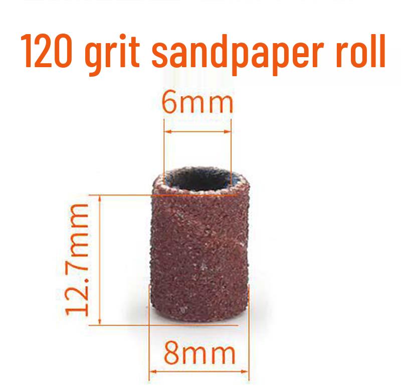 Sandpaper Ring Cloth Grinding Head for Woodworking and Carving Polishing