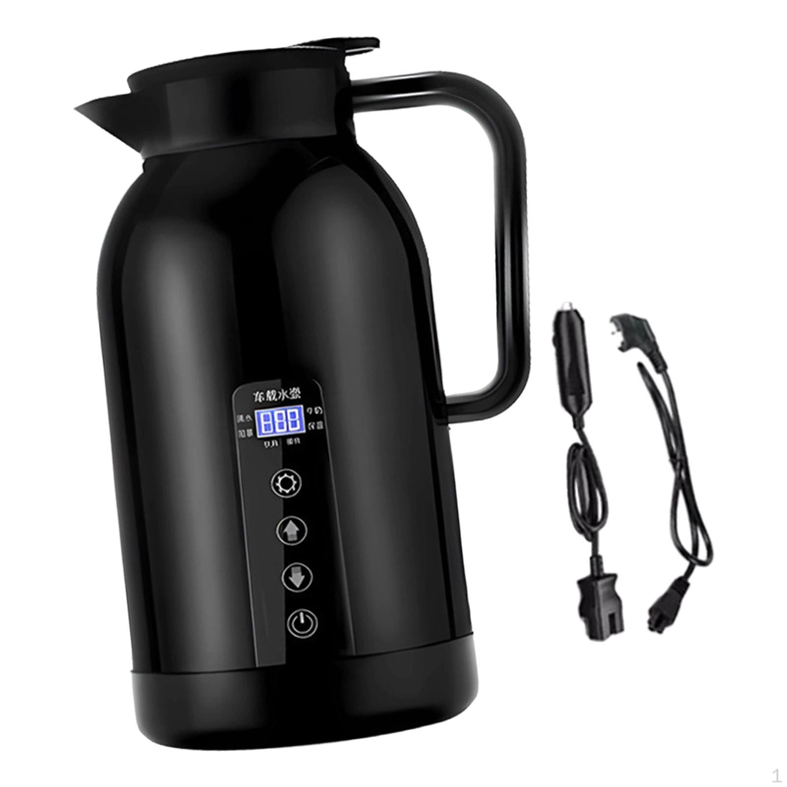 

Car Electric Kettle 1.3 L Easy to Use 12V 24V Vehicle Travel Heating Bottle