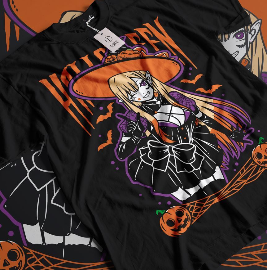 Marin Kitagawa T-Shirt My Dress Up Darling Girl Anime Hallowen Shirt All Size