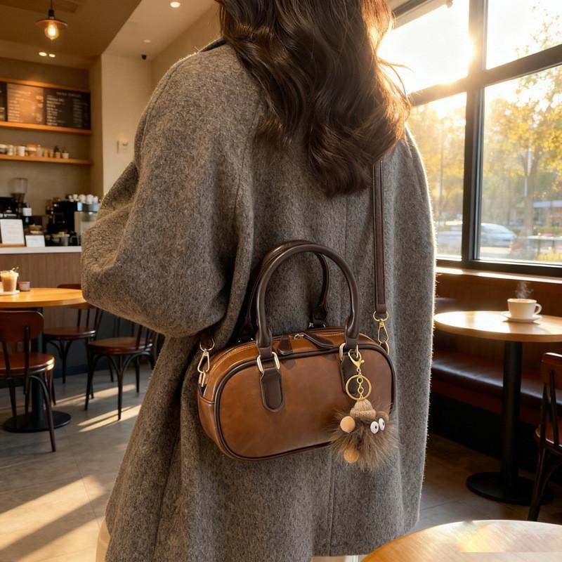 Street Style Pu Crossbody Bag For Women With Zipper Closure And Mobile Pocket