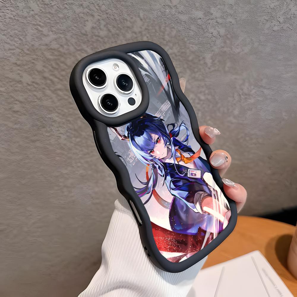 

Arknights Chen Wavy Edge TPU Mobile Phone Case for iPhone 17 16 15 14 13 12 11 Air Pro Max Plus Colorful Cover iPhone 11 Pro Max