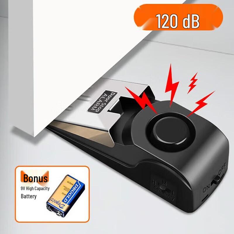 Suncojia Portable Door Stopper Alarm