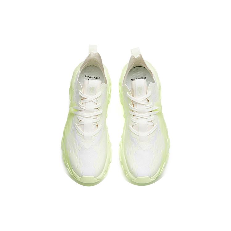 ANTA Chunky Sneakers Men's Low top White/Neon Green 112228860-4