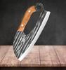 Kitchen Chef Knife Effort Saving Chopping Knife Ultra-sharp Slicing Knife Handmade Forged Butcher Cleaver Knife Boning Knife