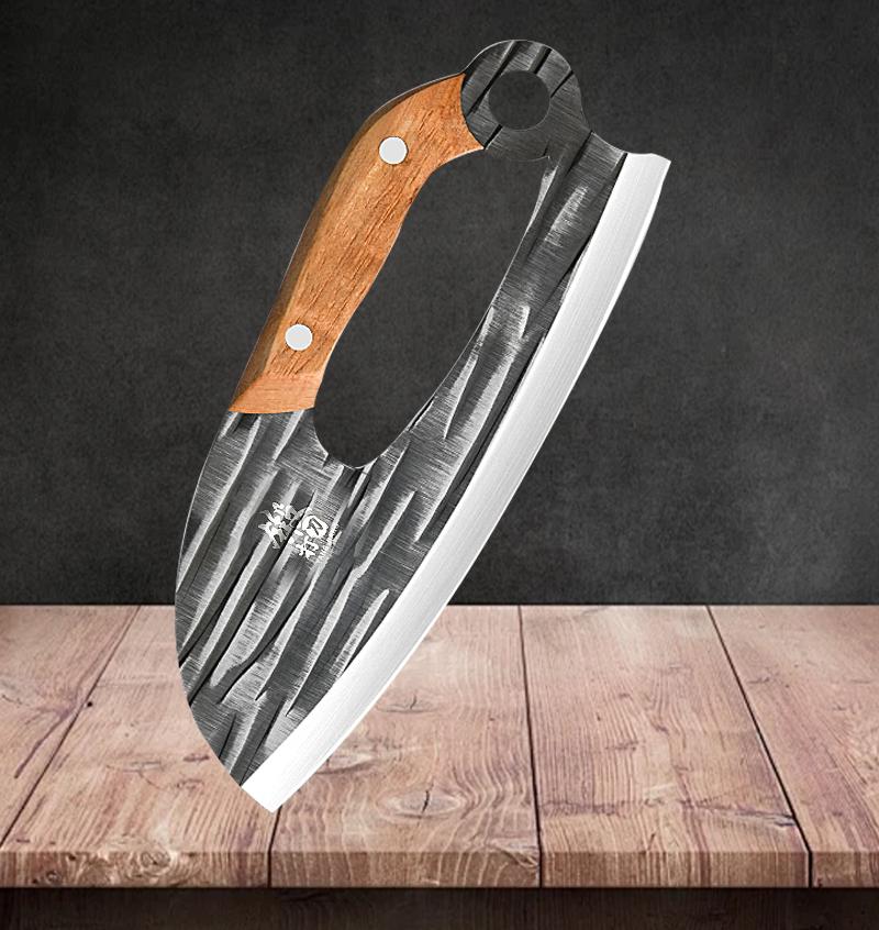 Kitchen Chef Knife Effort Saving Chopping Knife Ultra-sharp Slicing Knife Handmade Forged Butcher Cleaver Knife Boning Knife