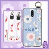 Fashion Design Ring Phone Case For Nokia 2.3 Lanyard Oil Painting Phone Holder Anti-dust Dirt-resistant Anti-knock