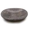 Marble Soap Dish Oval Grey