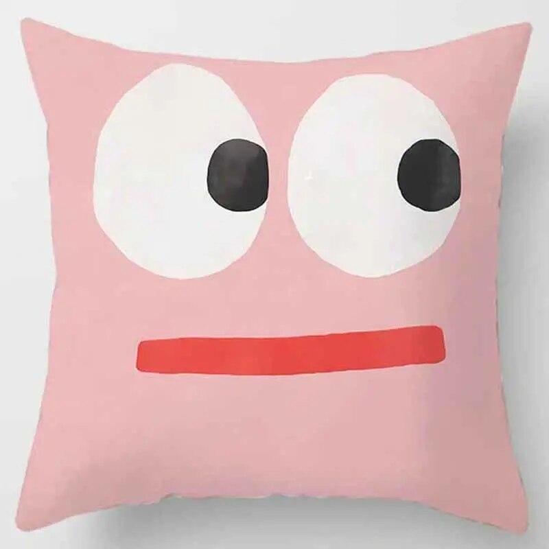 

Милая наволочка с изображением монстра, домашняя подушка, подарок для детской комнаты, для мальчиков и девочек, кровать, диван 40x40cm