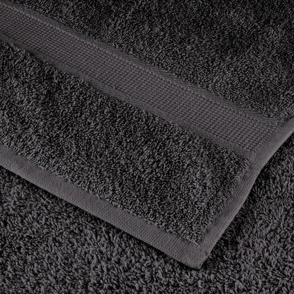 Vidaxl Ręczniczki Premium Solund, 2 Szt., Antracytowe, 30X30 Cm