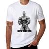 Nick Walker Muskulöseste Pose Bodybuilder Schwarz-Weiß T-Shirt Lässig Tägliche Kleidung Kurzarm Top