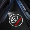 1/2PCS Led Car Door Welcome Laser Projector Logo Night Light Wireless For Toyota Camry Hilux Prius Auris Car Accessories