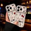 KT Sticker-Style Protective Case for iPhone 15 Pro Max - Cute and Stylish Design with Large Window