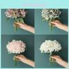5 Heads Artificial Peony Silk Fake Flowers Hydrangea Bouquet For Elegant Wedding Party Decor**