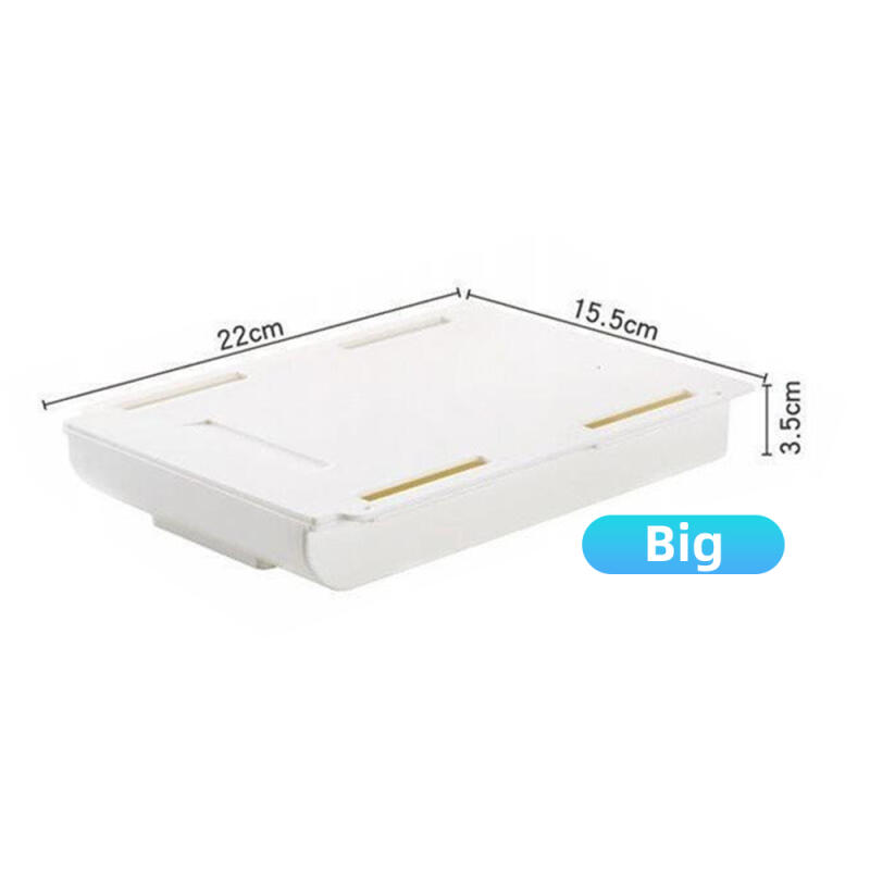 FONKEN Pudełko do przechowywania długopisów pod szufladą biurka Office Home Storage Organizer Ukryty organizer na artykuły papiernicze Stojak na piórniki samoprzylepne