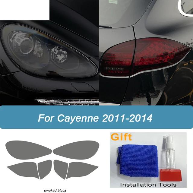 For Porsche Cayenne 958 2011-Present GTS Turbo Car Headlight Protective Film Taillight Tint Wrap Vinyl TPU Sticker Accessories