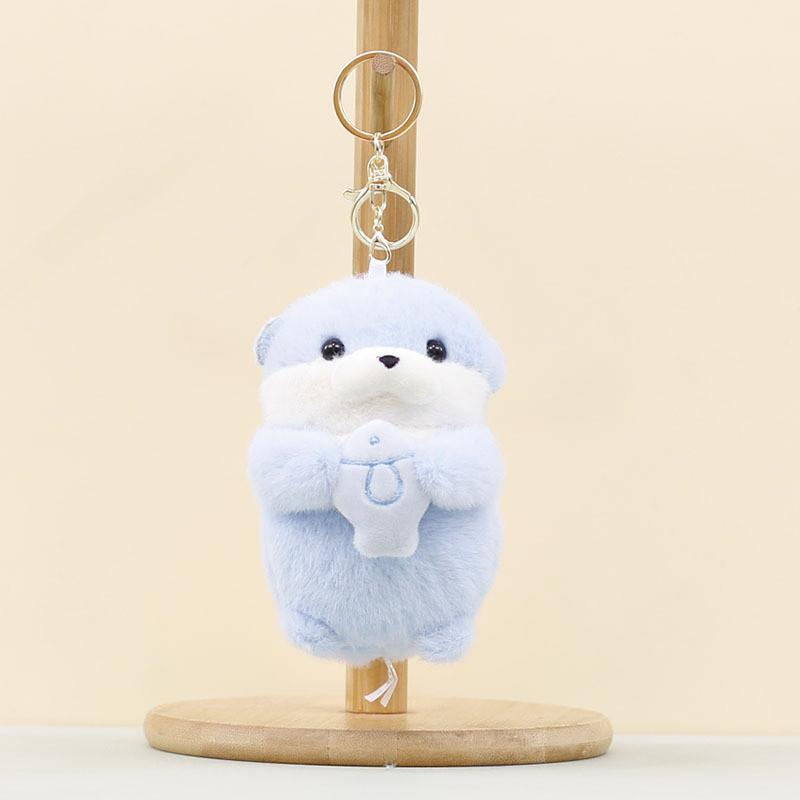 Plush Seal Keychain With Soft Pp Cotton Filling For Bag And Backpack Decoration