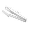 Kitchen Food Tongs Stainless Steel Color Comb Type Meal Clip Non Stick Cookware Salad Beef Buffet Clamp Home Accessories