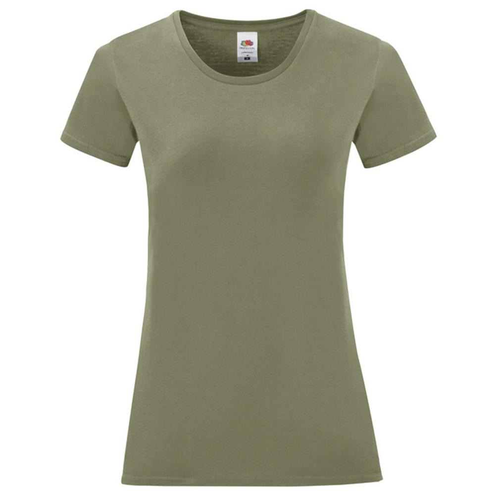 Fruit of the Loom Womens/Ladies Iconic Combed Cotton T-Shirt