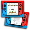 RXLITE KIT Créatif Invitations Anniversaire À Gratter Thème NINTENDO MARIO :10 Cartes Stickers Dorés Enveloppes Blanches