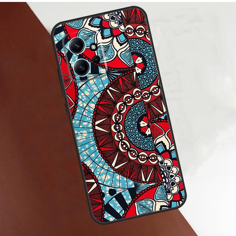 

African Wax Print Design Case For Xiaomi Redmi Note 14 13 9 10 11 12 15 Pro Plus Cover For Redmi 15 C 13C 12C 10C 14C Redmi Note 13 4G