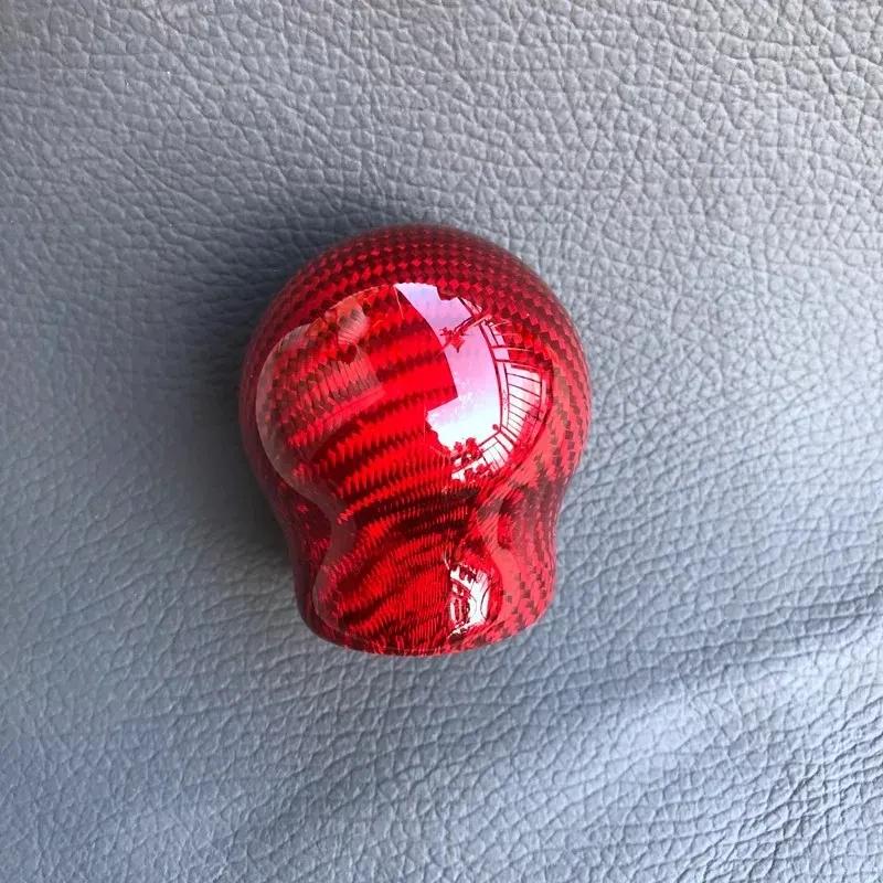 New Manual 6 Speed Red Carbon Fiber Gear Shift Knob For Toyota GT86 Subaru BRZ WRX STI