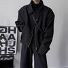 Men's American Style Wide Shoulder Flight Jacket - Spring/Autumn Korean Simple Loose Casual Outerwear
