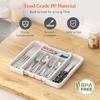 New Popular Adjustable Cutlery Organizer - Upgraded Plastic Storage Tray with Dividers Fork and Knife Drawer Organizer