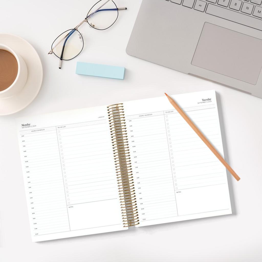 2024-2025 Planner - Aug2024 - JUL 2025, Academic Planner 2024-2025, 2024-2025 Planner Weekly And Monthly,A5,Tabs, Hardcover, Back Pocket