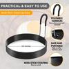 1Pcs Professional Stainless Steel Egg Fried Ring Nonstick Round Pancake Mold Kitchen Omelet Mold for Frying Eggs Cooking Ring