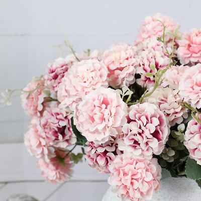 Fünfzackige Chrysantheme Simulationsblumenarrangement Blume Heimdekoration Dekoration Hochzeit Halten Kunstblume Fotografie Requisiten