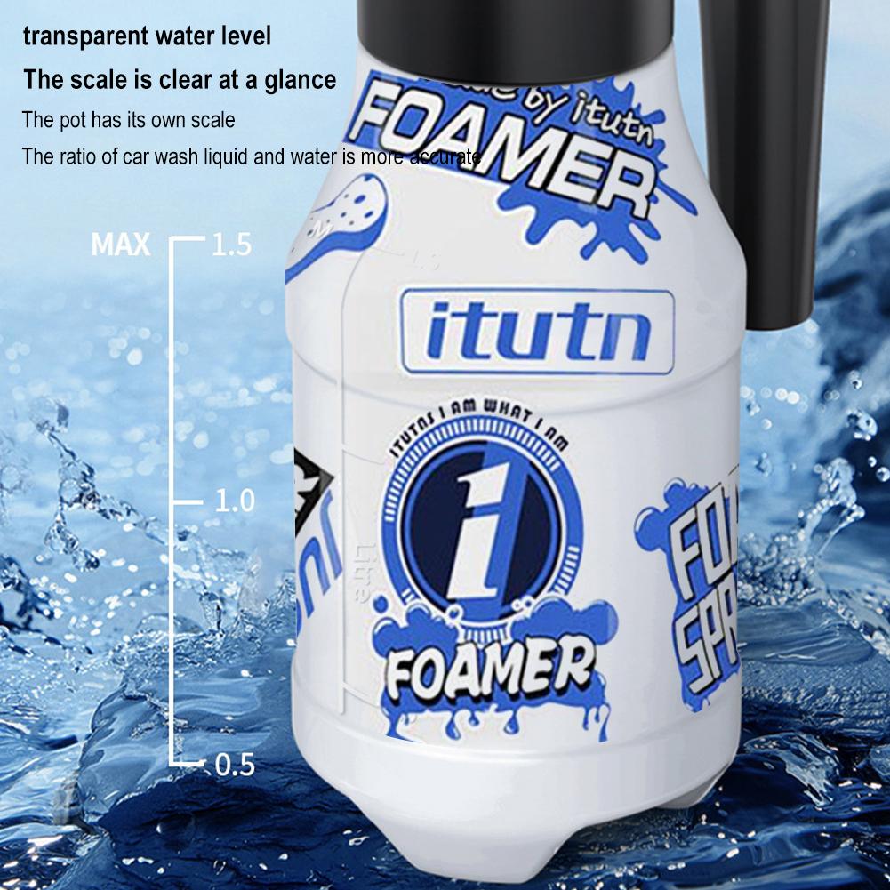 Electric Powerful Foam Sprayer Foaming Pump For Car Wash USB Rechargeable Auto Wash Foam Spray Bottle Car Cleaning Tools L1Z1