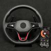 MK8 Steering Wheel Carbon Fiber Trim Cover
