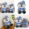 Cute Scarf Cartoon Penguin Plush Toy For  For Kids And Babies Toy Companion