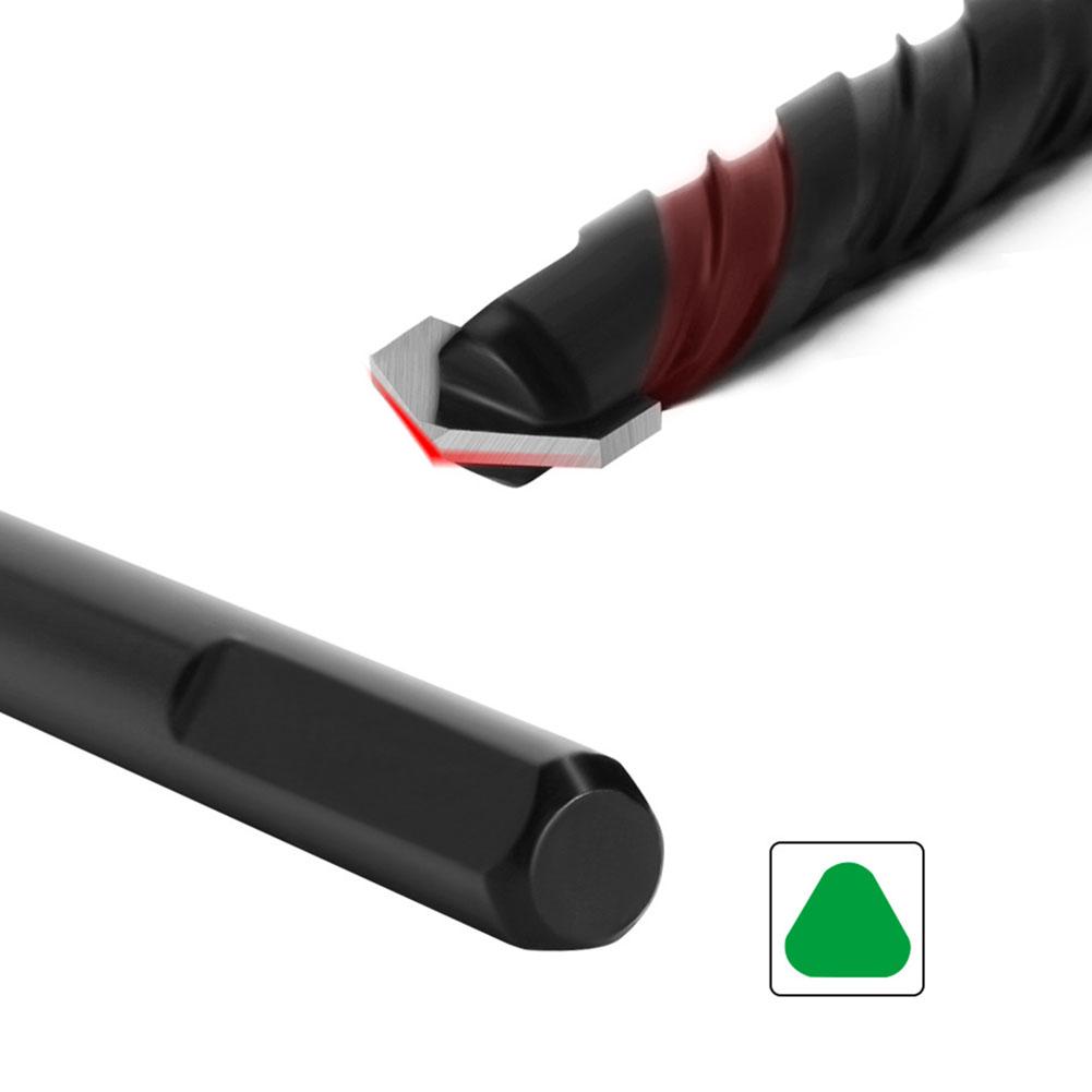 Heavy Duty Concrete Impact Drill Bits Triangle Shank 6 8 10 12mm Power Tool