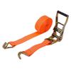 5cm Iron Frame Double Hook Polyester Cargo Strap - 12m Durable Tightening Rope