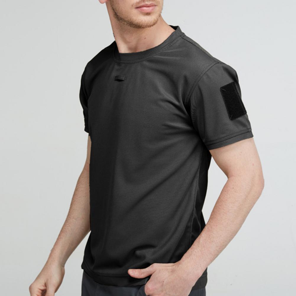 Tactical T-Shirts Men Sport Outdoor Military Tee Quick Dry Short Sleeve Shirt Hiking Hunting Army Combat Men Clothing Breathable