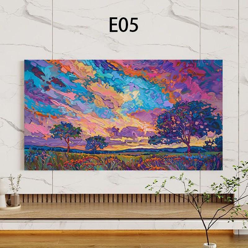 150x90cm Stoff TV Staubschutzhülle Landschaft Gedruckt Haushalts-LCD-Monitor Überzug Staubdicht Sonnenschutz TV Staubtuch
