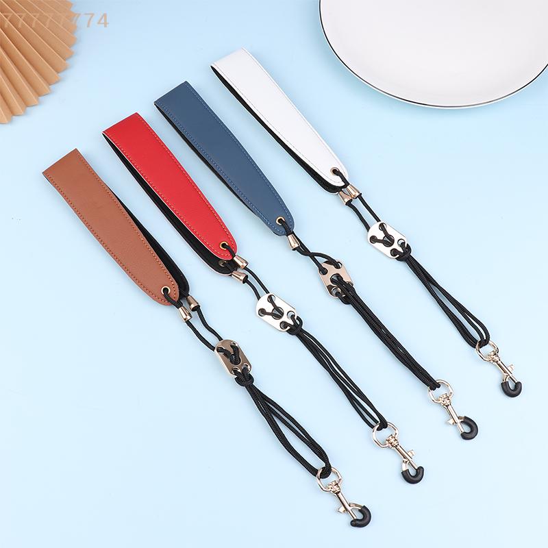 Adjustable Leather Saxophone Strap Neck Lanyard for Soprano Tenor Alto Baritone Musical Instrument Accessory for Adults And Chil