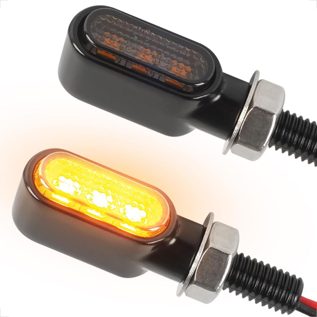 Evermotor Motorcycle LED Turn Signal Small Mini Size High Brightness