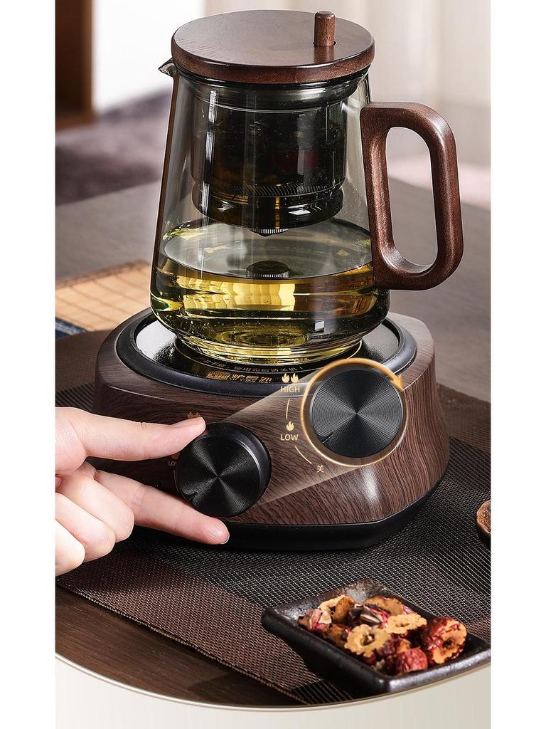Electric Ceramic Glass Teapot Stove - Compact Heating Tea Set