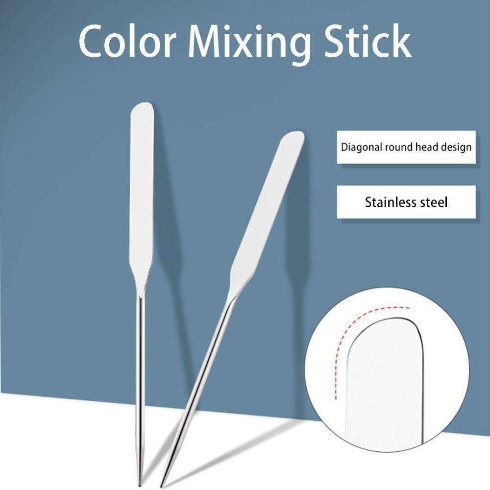 PU Cover Cosmetic Spatula Tool Makeup Spatula Korean Set Makeup Mixing Palettes Make Up Palette