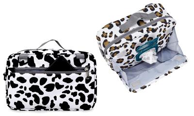 Village River Diaper Pouch with Perfect for Diaper Baby Supplies Cute Stroller Baby Shower Gift Built-in Wipes, Travel, Storage, Storage, Bag,