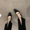 Fashion Hot Selling French Style Mary Jane Mid Heel Single Shoes Women's Retro Chic 2025 Autumn Model Well with Skirts Adult Footwear