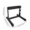 Bulgarian Split Squat Rack Stable Base Single Leg Roller Adjustable Height Fitness Equipment