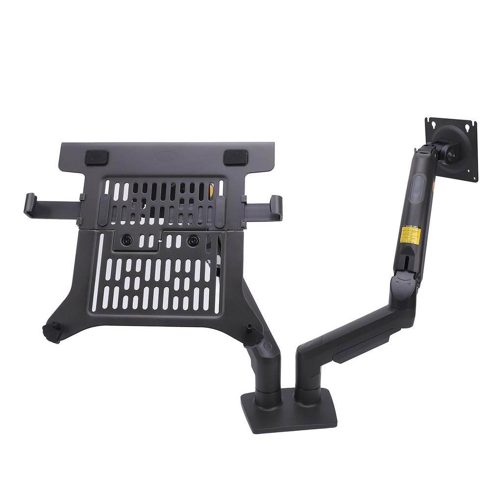 Display and Laptop Mount F160-FP Adjustable 2 in 1 Combo Mount for 17-30in Display 10-17in Laptop