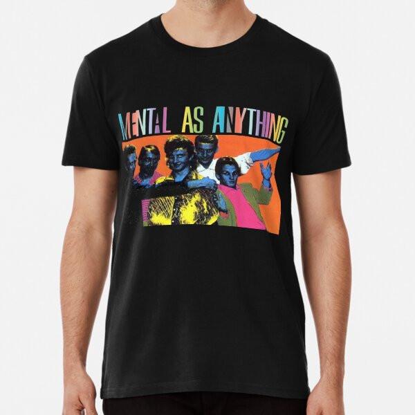 Ausrock Mental As Anything Tee TShirt Made in Australia Unisex T-Shirt S
