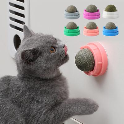 Cat Licking Toy Easy To Paste Dust Cover Natural Clear Stomach Freshen Breath