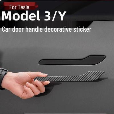 Naklejki na przyciski drzwiowe do Tesli Model 3/Y po faceliftingu